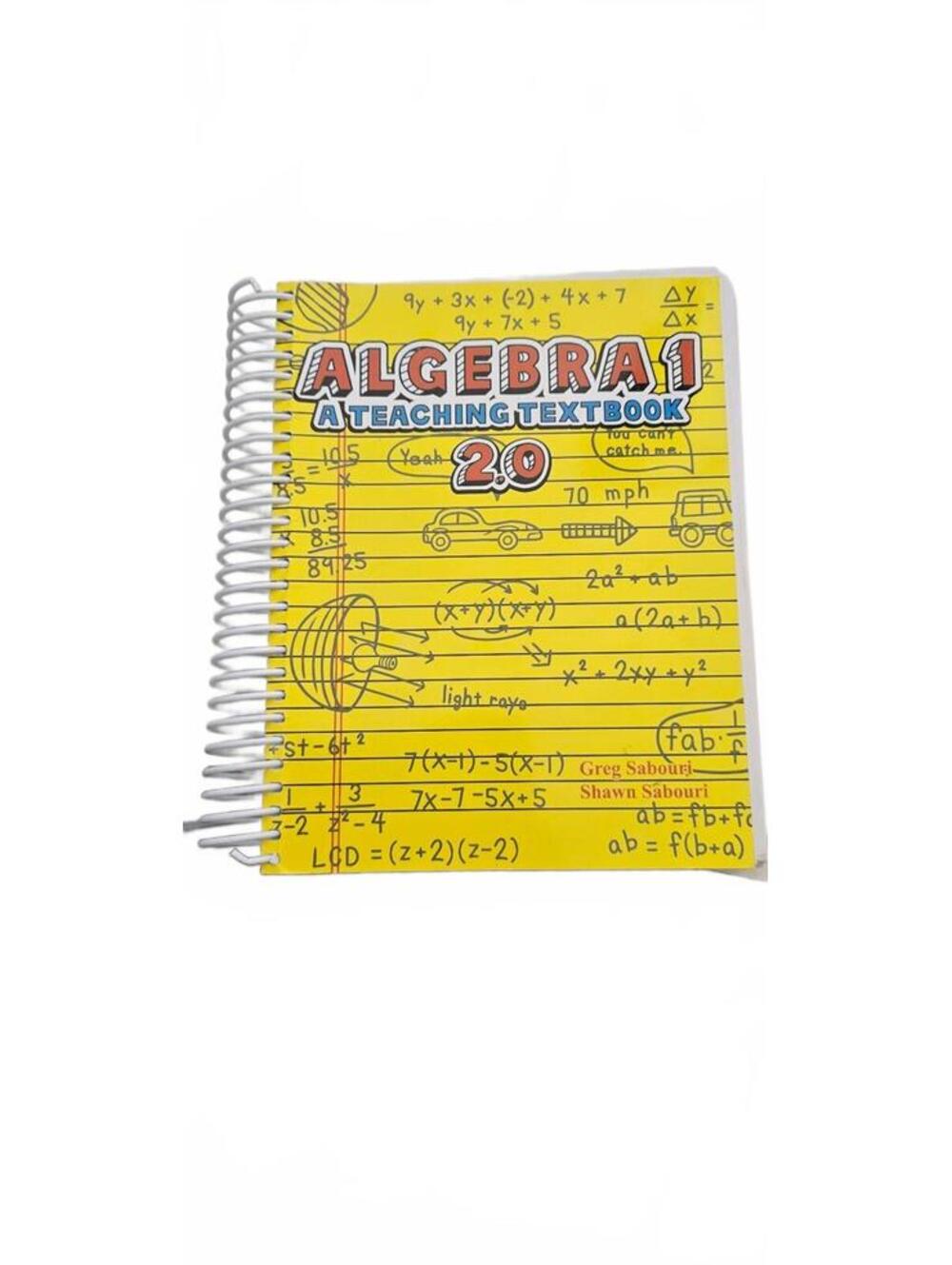 Algebra 1: A Teaching Textbook 2.0 Spiral Bound Workbook
